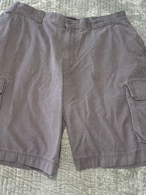 Sonoma Life Style Men's Shorts Size 38 Activewear Gray 100% Cotton Leg Pocket
